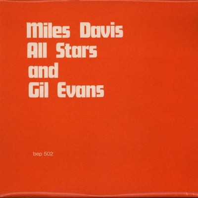 MILES DAVIS ALL STARS AND GIL EVANS - Miles Davis All Stars And Gil Evans