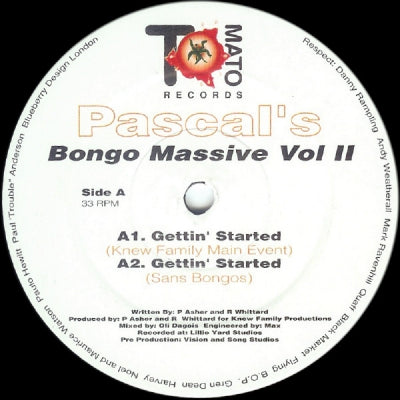 PASCAL'S BONGO MASSIVE - Vol II Gettin' Started