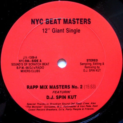 D.J. SPIN KUT - Rapp Mix Masters No. 2