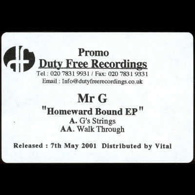 MR G - Homeward Bound EP