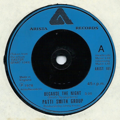 PATTI SMITH GROUP - Because The Night