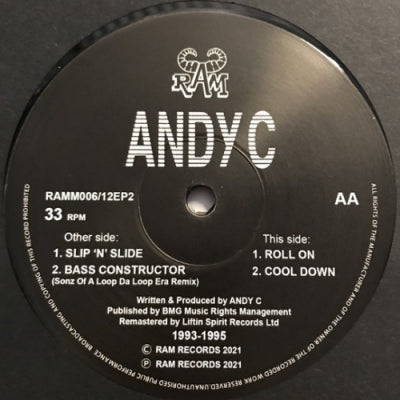 ANDY C - Slip'n'Slide EP