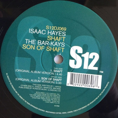 ISAAC HAYES / THE BAR-KAYS - Shaft / Son Of Shaft