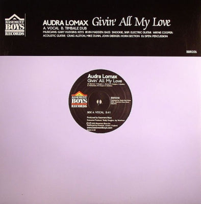 AUDRA LOMAX - Givin' All My Love