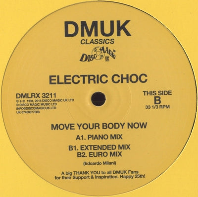 ELECTRIC CHOC - Move Your Body Now