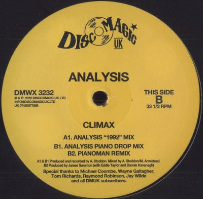 ANALYSIS - Climax