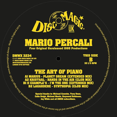 MARIO PERCALI - The Art Of Piano EP