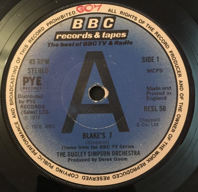 DUDLEY SIMPSON ORCHESTRA - Blake's 7