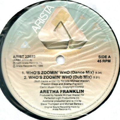 ARETHA FRANKLIN - Who's Zoomin' Who