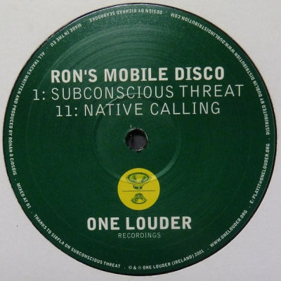 RON'S MOBILE DISCO - Subconscious Threat
