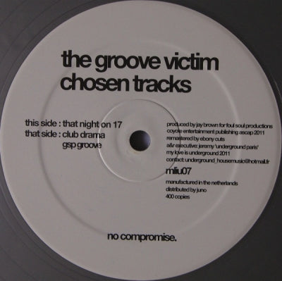 GROOVE VICTIM - Chosen Tracks