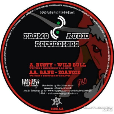 DJ RUSTY / BANE - Wild Bull / Zoanoid