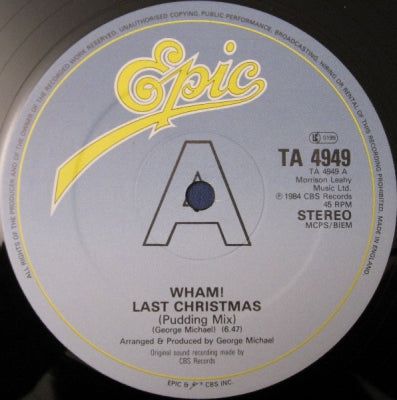 WHAM! - Last Christmas (Pudding Mix) / Everything She Wants