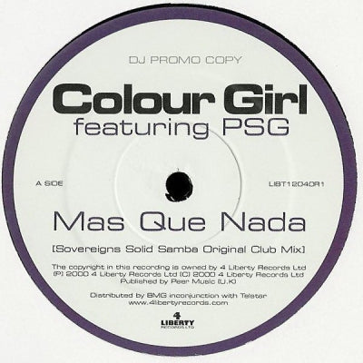 COLOUR GIRL FEATURING PSG - Mas Que Nada