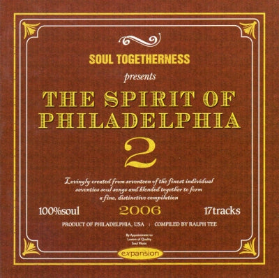 VARIOUS - The Spirit Of Philadelphia 2