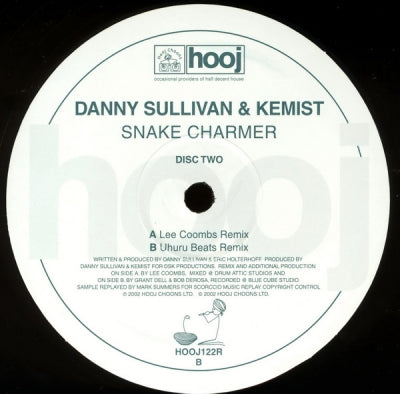DANNY SULLIVAN & KEMIST - Snake Charmer (Disc Two)