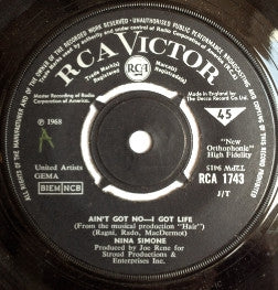 NINA SIMONE - Ain't Got No - I Got Life / Do What You Gotta Do