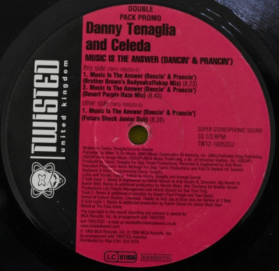 DANNY TENAGLIA & CELEDA - Music Is The Answer '99