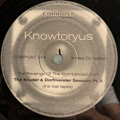 KNOWTORYUS - The Revenge Of The Bomberclad Joint: The Kruder & Dorfmeister Session Pt. II (The Lost Tapes)