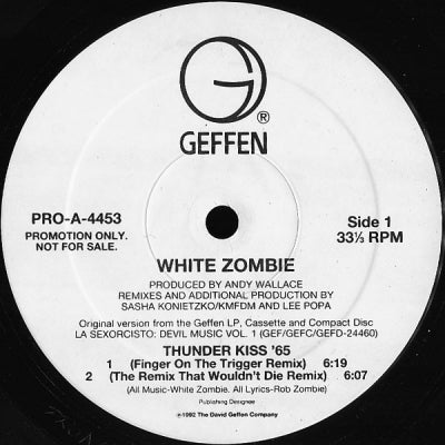 WHITE ZOMBIE - Thunder Kiss '65