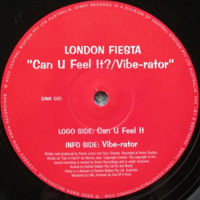LONDON FIESTA - Can U Feel It? / Vibe-Rator