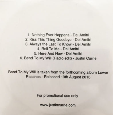 JUSTIN CURRIE / DEL AMITRI - Lower Reaches / Sampler