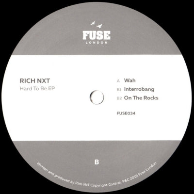 RICH NXT - Hard To Be EP