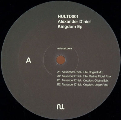 ALEXANDER D'NIEL - Kingdom EP