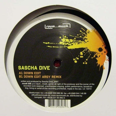 SASCHA DIVE - Down Edit