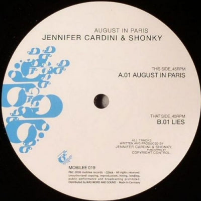JENNIFER CARDINI & SHONKY - August In Paris / Lies
