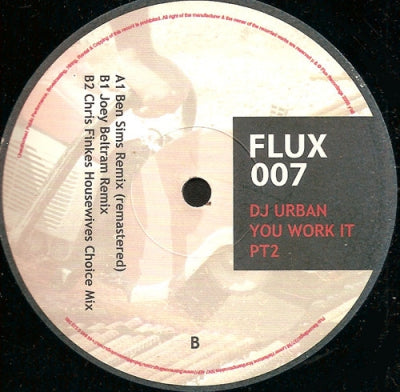 DJ URBAN - You Work It