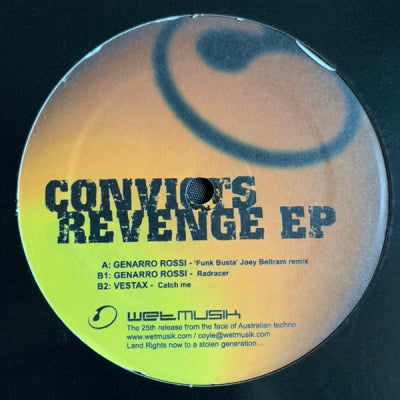 GENARRO ROSSI & VESTAX - Convicts Revenge EP