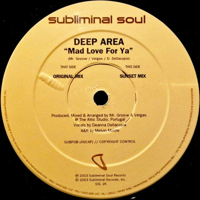 DEEP AREA - Mad Love For Ya