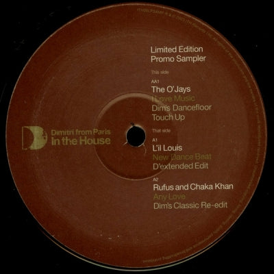 VARIOUS - Dimitri From Paris In The House