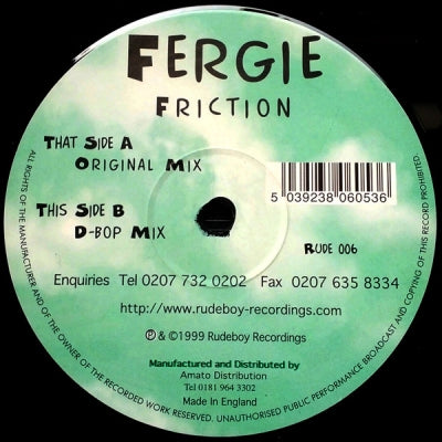 FERGIE - Friction