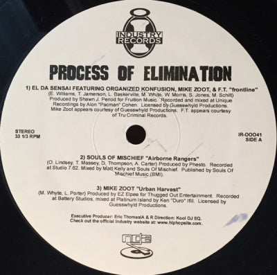 VARIOUS ARTISTS - Process Of Elimination