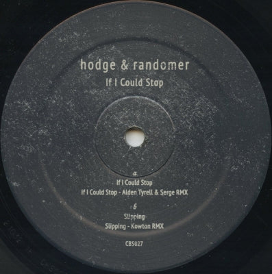 HODGE & RANDOMER - If I Could Stop