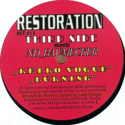 THIRD SIDE MEETS ND_BAUMECKER - Retro Vogue / Burning