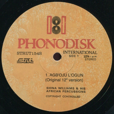 SHINA WILLIAMS & HIS AFRICAN PERCUSSIONISTS - Agb'oju L'Ogun
