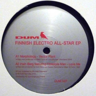 MORPHOLOGY / IRWIN BERG / MR. VELCRO FASTENER / MONO JUNK / NEW YORK CITY SURVIVORS - Finnish Electro All-Star EP