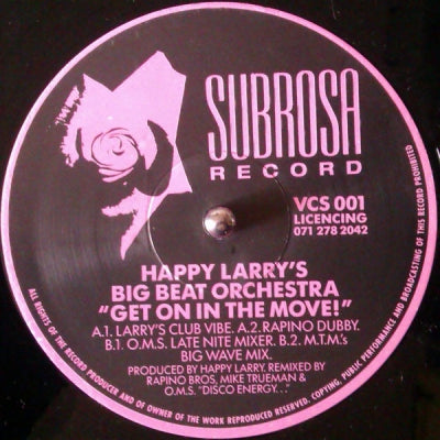 HAPPY LARRY'S BIG BEAT ORCHESTRA - Get On In The Move !
