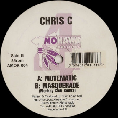 CHRIS C - Movematic / Masquerade (Monkey Club Remix)