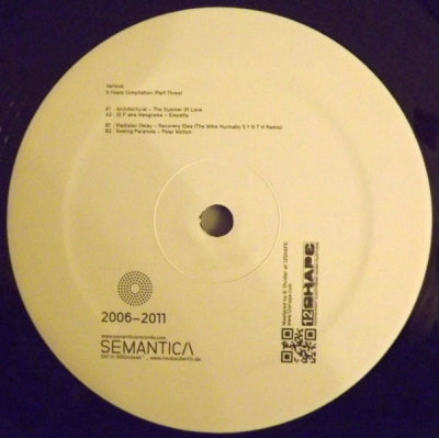 ARCHITECTURAL / IDEOGRAMA / VLADISLAV DELAY / SOWING PARANOIA - 5 Years Compilation (Part Three)