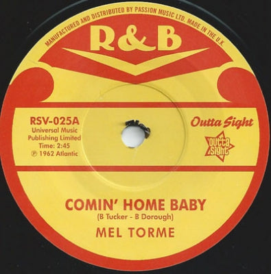 MEL TORME / DAVE BAILEY QUINTET - Comin' Home Baby