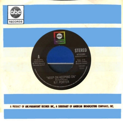 N.F. PORTER - Keep On Keeping On / If I Could Only Be Sure