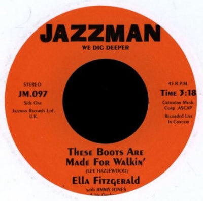 ELLA FITZGERALD WITH JIMMY JONES & HIS ORCHESTRA / MUGUETTE - These Boots Are Made For Walkin' / Ces Bottes Sont Faites Pour Marcher