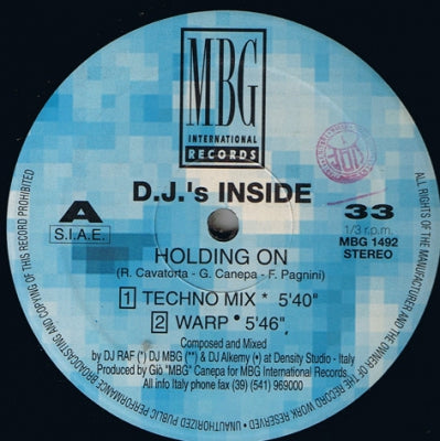 D.J.'S INSIDE - Holding On