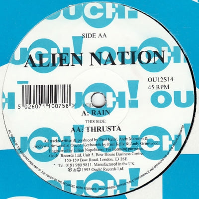 ALIEN NATION - Rain / Thrusta
