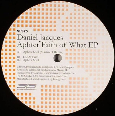 DANIEL JACQUES - Aphter Faith Of What