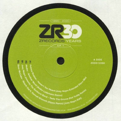 VARIOUS - 30 Years Of Z Records EP 1